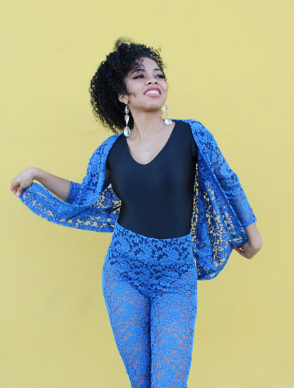 Conjunto leggins de tiro alto y chaqueta manga larga