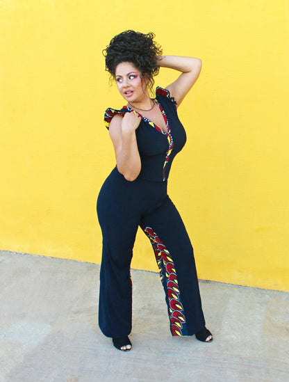 Conjunto elegante con estampado