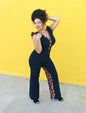Conjunto elegante con estampado