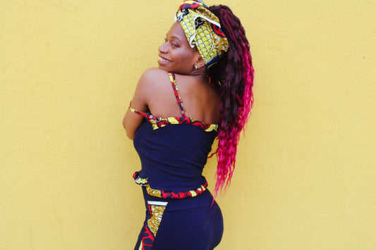 Conjunto Top, Leggins y Diadema