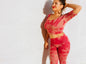 Conjunto leggins y top con manga corta
