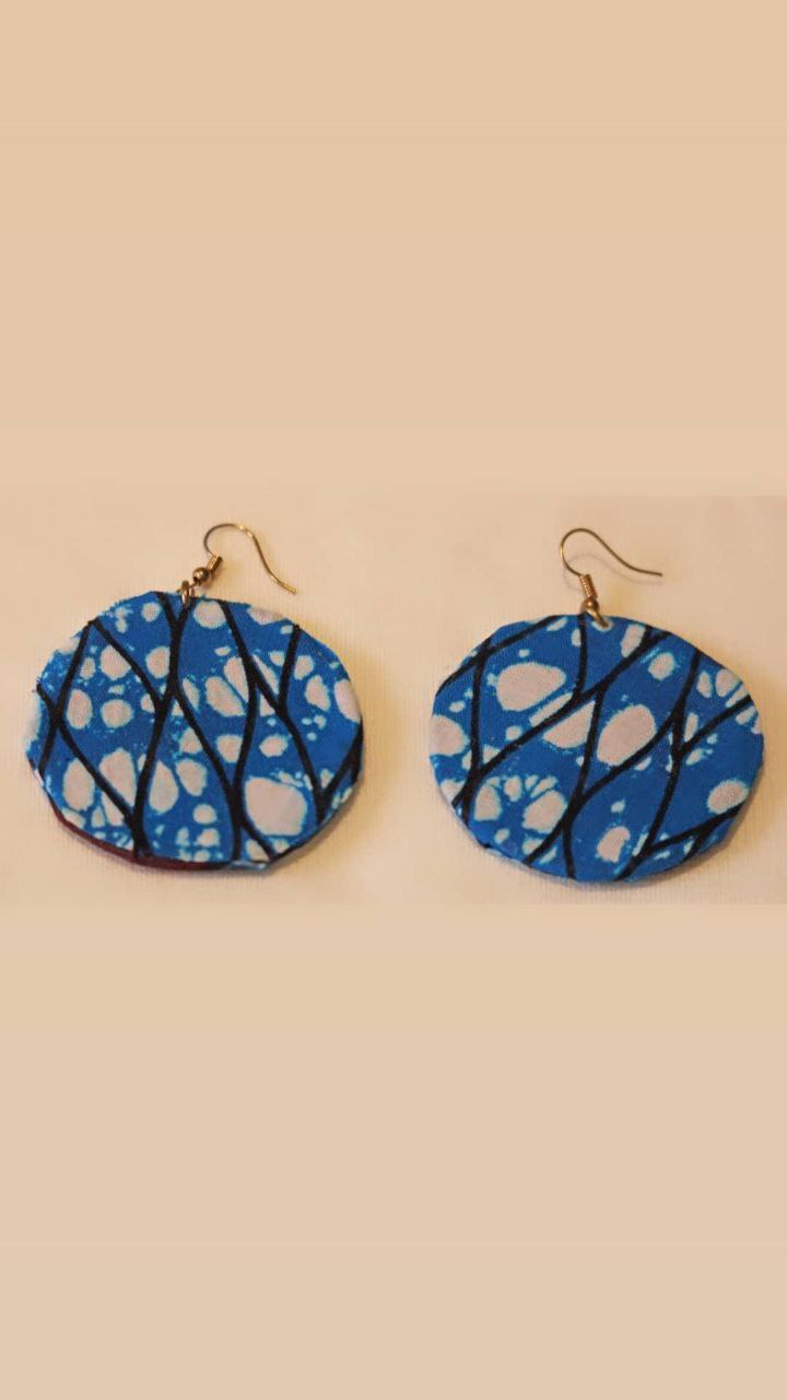 Pendientes aros planos con forma circular