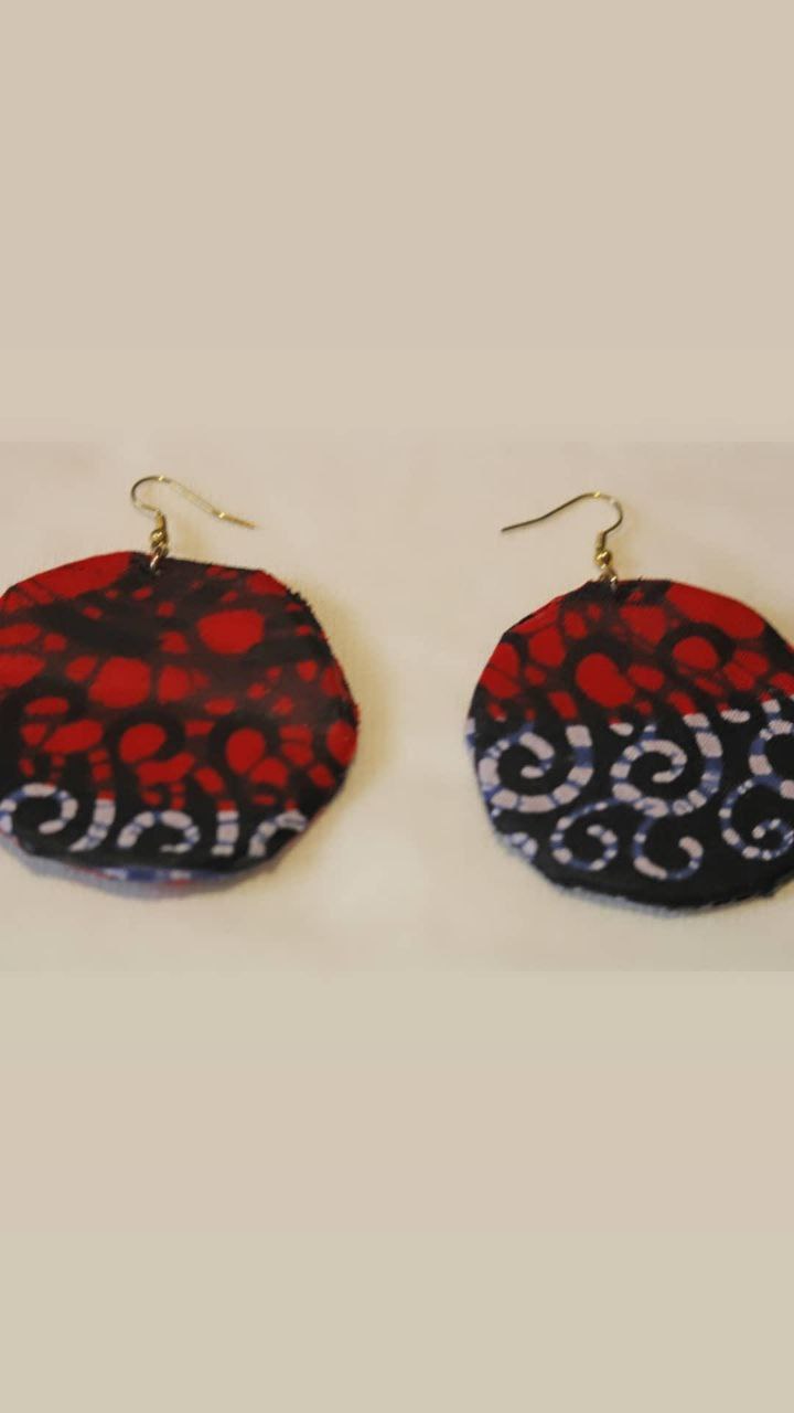 Pendientes aros planos con forma circular