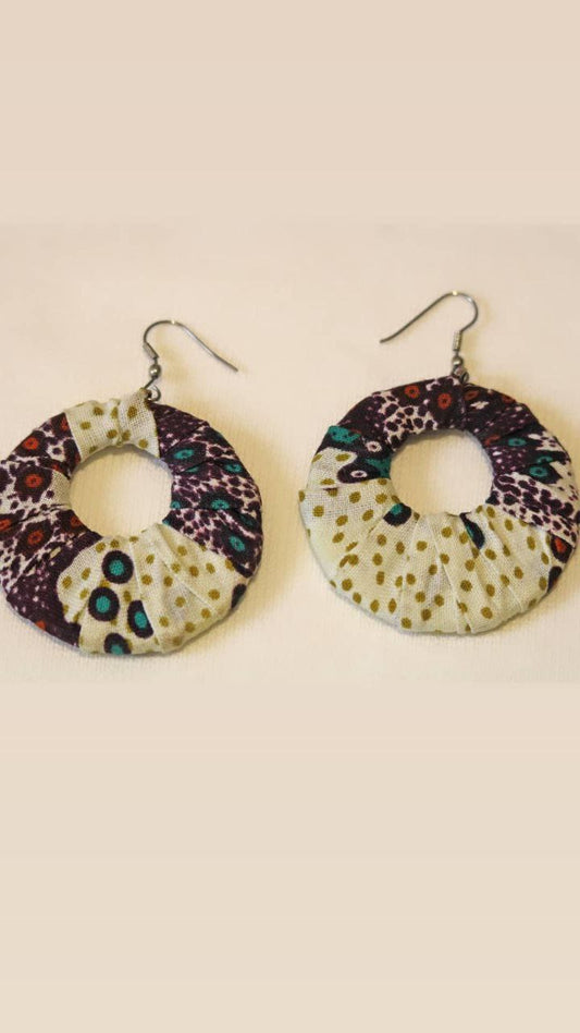 Pendientes Wax anchos medianos