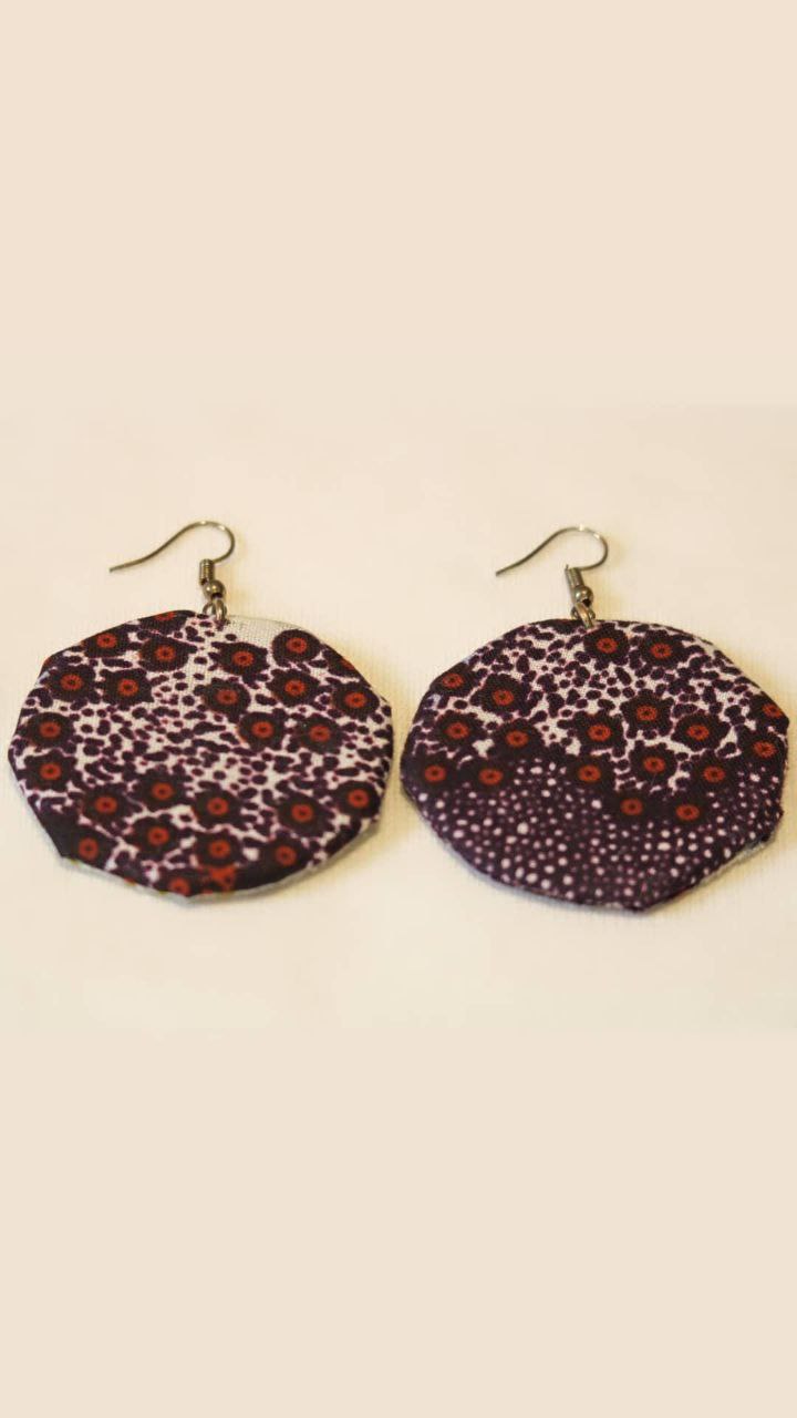 Pendientes aros planos con forma circular